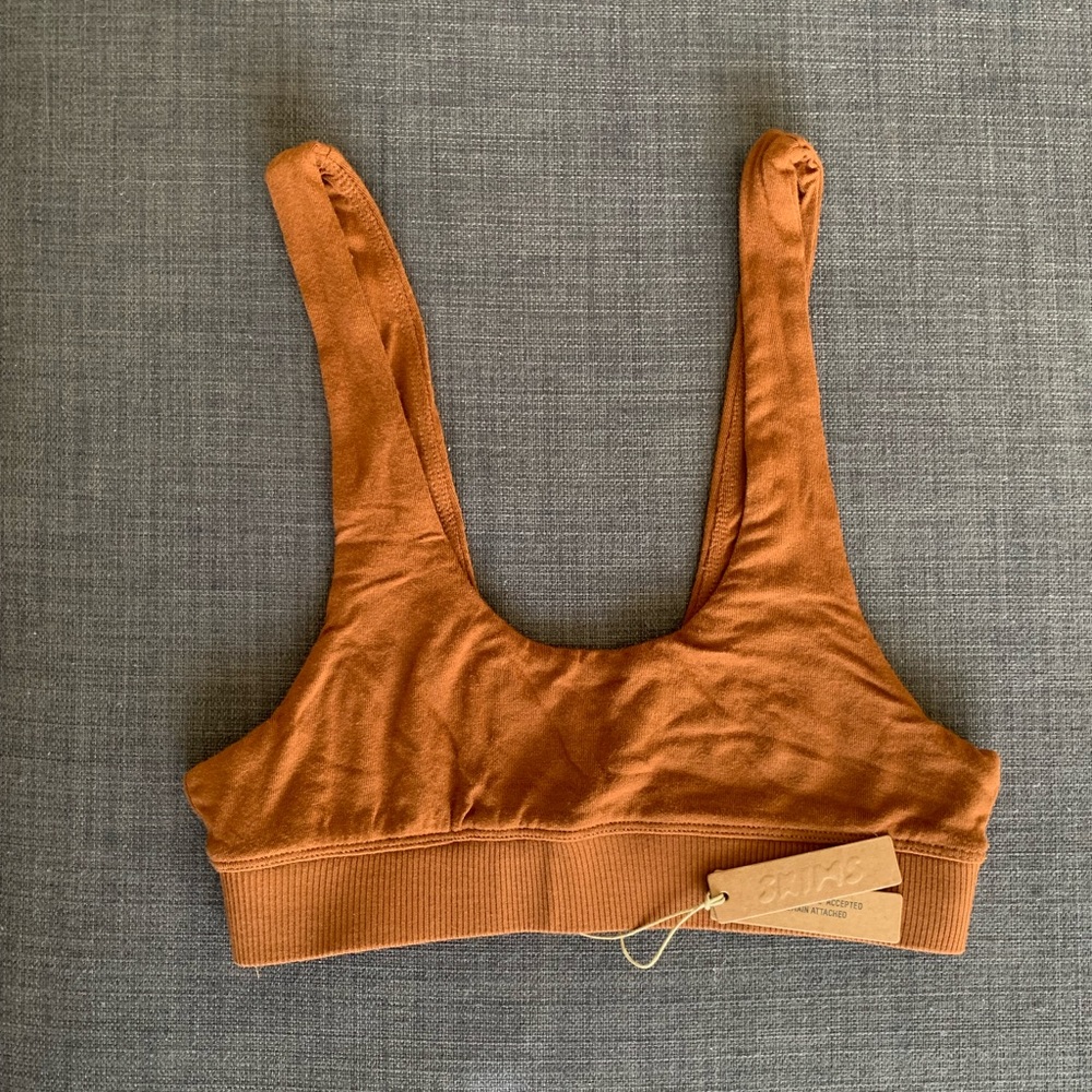 SKIMS Copper Rib Bralette